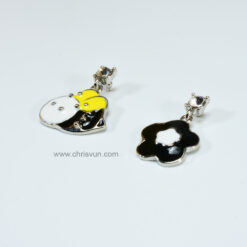 ต่างหูสไตล์เกาหลี-ดอกไม้-050-1