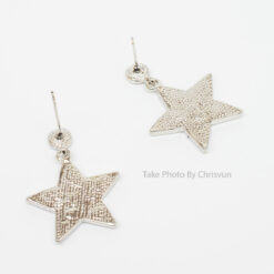 ต่างหูทรงรูปดาว สีชมพู เขียวพาสเทล-147-3