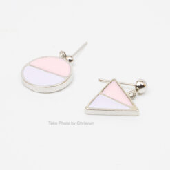 ต่างหูสองสไตล์ ทรงกลม และสามเหลี่ยม-136-3