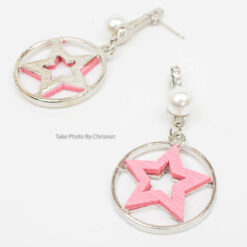 ต่างหูห้อย วงกลมล้อมรูปดาว-154-1
