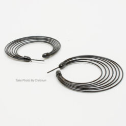 ต่างหูแบบห่วง วงกลมซ้อน-115-2