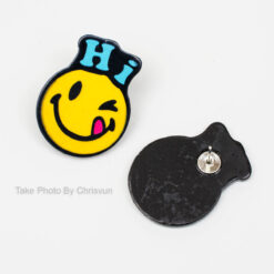 ต่างหู น่ารัก ๆ รูปหน้าแลบลิ้น พร้อมข้อความ HI-112-3