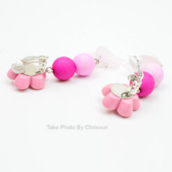 ต่างหูแบบหนีบ รูปทรงดอกไม้-133-2