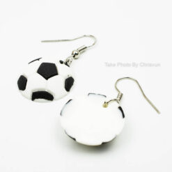 ต่างหูแบบตะขอ ห้อยรูปฟุตบอล-168-1
