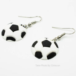 ต่างหูแบบตะขอ ห้อยรูปฟุตบอล-168-3