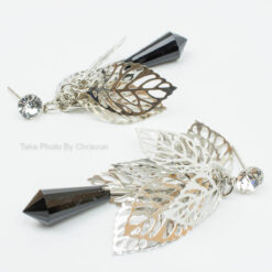 ต่างหูห้อย รูปพวงใบไม้-170-1