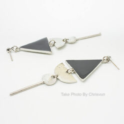 ต่างหูแบบห้อย สไตล์มินิมอลทรงสามเหลี่ยม-183-1