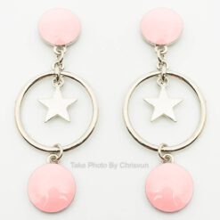 ต่างหูแบบกลมห้อย ซ้อน 3 ชั้น-196-1