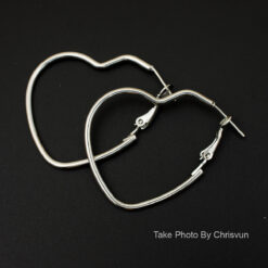 ต่างหูแบบห่วง ทรงรูปหัวใจ-178-1
