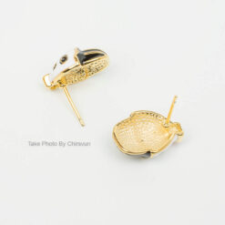 ต่างหูแบบแป้น รูปคัพเค้ก-208-1
