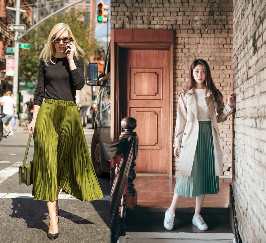 Pleat-skirt