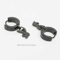 ต่างหูแบบห่วง ห้อยรูปกระต่าย-222-2