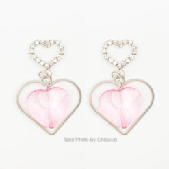ต่างหูแบบห้อย รูปทรงหัวใจ-231-5