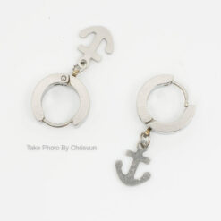 ต่างหูห่วงกลมเล็ก ห้อยสมอเรือ-239-3