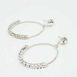 ต่างหุแบบห้อยห่วงกลมปักเพชร-273-2