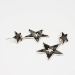 ต่างหูห้อยระย้ารูปดาวสีดำ-296-3