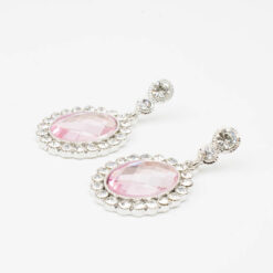 ต่างหูห้อยคริสตัลชมพู-303-1