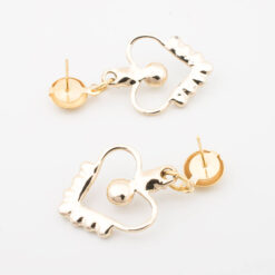 ต่างหูห้อยด้วยเพชรล้อมรอบหัวใจ-329-2