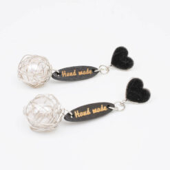 ต่างหูห้อยด้วยเรขาคณิตและมุก-331-3