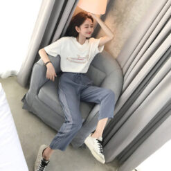 ชุดเข้าเซตเสื้อ +กางเกงขายาว-301-6