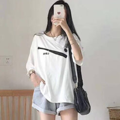เสื้อ Oversize + กางเกงทรงหลวม-307-1