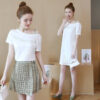 เสื้อสไตล์ทูนิค+กระโปรงตาข่าย-342-1