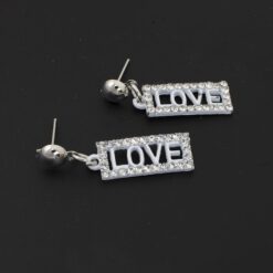 ต่างหูห้อยตัวอักษร LOVE-344-3