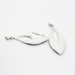 ต่างหูห้อยรูปทรงวงรีติดกากเพชร-337-3