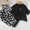 ชุดเข้าเซต เสื้อ+กระโปรง-651-1