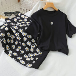 ชุดเข้าเซต เสื้อ+กระโปรง-651-1
