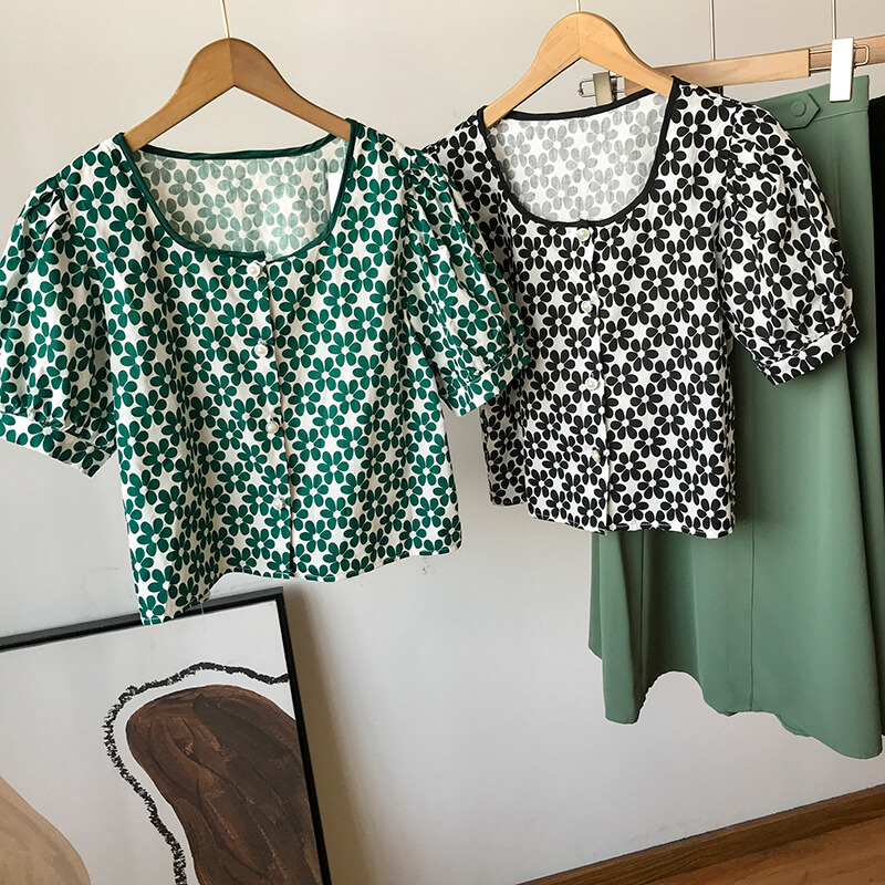 เสื้อผ้าแฟชั่นลายดอกไม้-846 เสื้อผ้าแฟชั่นลายดอกไม้-846